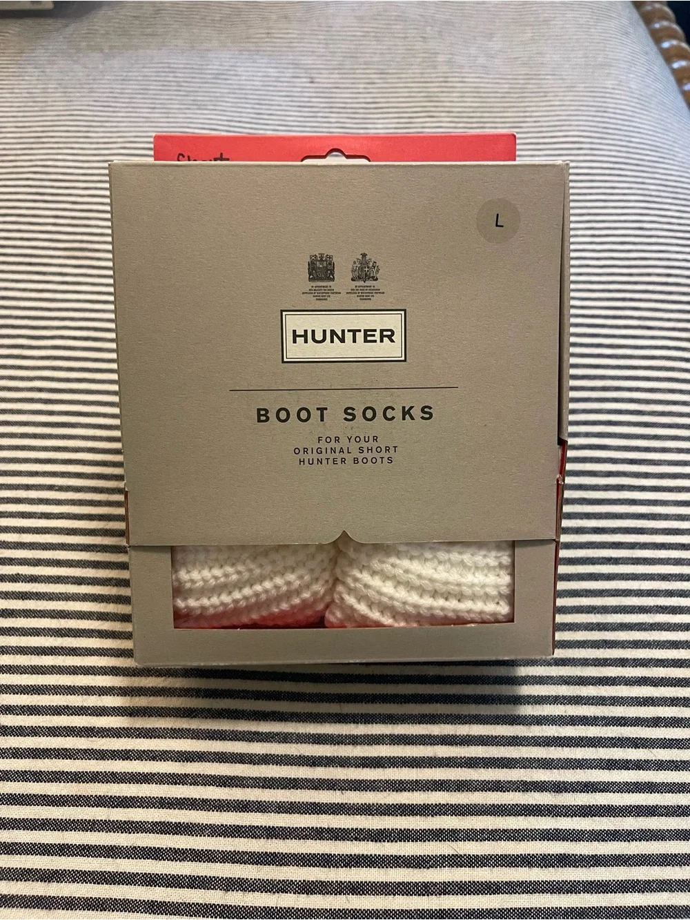 Hunter White Boot Socks